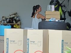 Tess Crosley reunites with blonde friend, packs up Brisbane home after Lachie Neale scandal