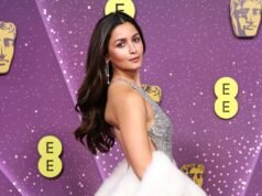 Alia Bhatt owns the BAFTA night in custom silver Gucci gown