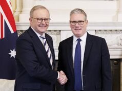 In a text to Keir Starmer, Anthony Albanese supports Andrew Mountbatten-Windsor.