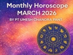 March 2026 horoscope shows steady progress and emotional balance for all signs