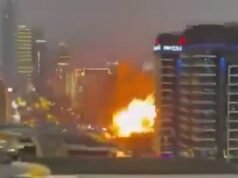 Video: Dubai’s iconic Palm Jumeirah turns into fireball after Iran’s strikes