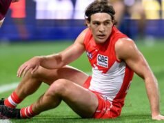 Swans star set for surgery, sidelined for months