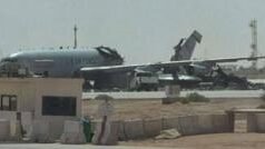 સાઉદી ઍરબેઝ પર અમેરિકન વિમાનના બે ટુકડા, તસવીર પાછળનું સત્ય શું છે?