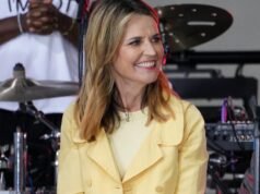 Savannah Guthrie visits the Now Show set