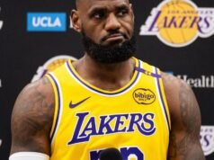 Los Angeles Lakers’ LeBron James feels his age
