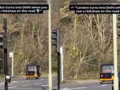 Indian man spots autorickshaw on London street, internet reacts