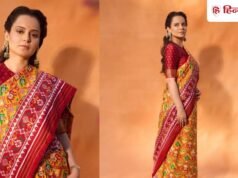 कंगना रनौत का क्लासिक पटोला लुक: साड़ी, ब्लाउज और ज्वेलरी की पूरी डिटेल