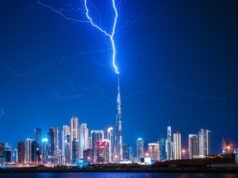 Watch: Massive lightning bolt hits Burj Khalifa. How does it stay safe?