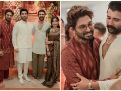 Rashmika-Vijay join Allu family for Sirish’s Pelli Koduku ceremony. See pics