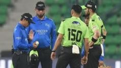 पाकिस्तानी क्रिकेट लीग में बॉल के साथ क्या हुआ जिस पर मचा हंगामा