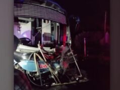 കോഴിക്കോട്ടു നിന്നുപോയ ബസ്സ് മൈസുരുവില് അപകടത്തില് പെട്ട് നാലുപേര് മരിച്ചു