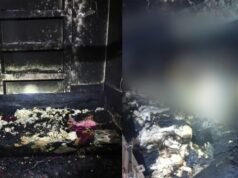 വയനാട്ടില് വീടിന് തീപിടിച്ച് ഗൃഹനാഥന് മരിച്ചു; ഭാര്യക്ക് പൊള്ളലേറ്റു