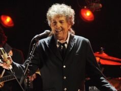 Typewritten Bob Dylan draft lyrics found inside book