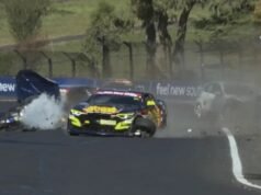 TV star Grant Denyer and Richard Barram hospitalised after horrific three-car crash at Bathurst 6 Hour
