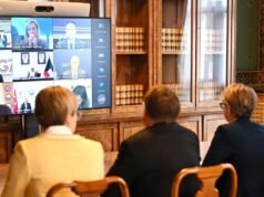 UK and friends discuss reopening the Strait of Hormuz.