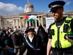 At the London Palestine Action Ban protest, 200 people were arrested by officers.