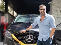 After Shah Rukh Khan, Ajay Devgn drives home the Rs 1.40 crore Mercedes-Benz V-Class on his 57th birthday