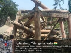 HYDRAA brings down 65-year-old water tank in Sanjeeva Reddy area