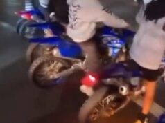 Driver arrested after allegedly ploughing car through pack of dirt bike riders