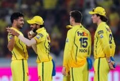 யார்க்கர்களால் அசத்திய சூப்பர் கிங்ஸ் – ஹாட்ரிக் வெற்றி பெறுவதற்கான இலக்கு 195