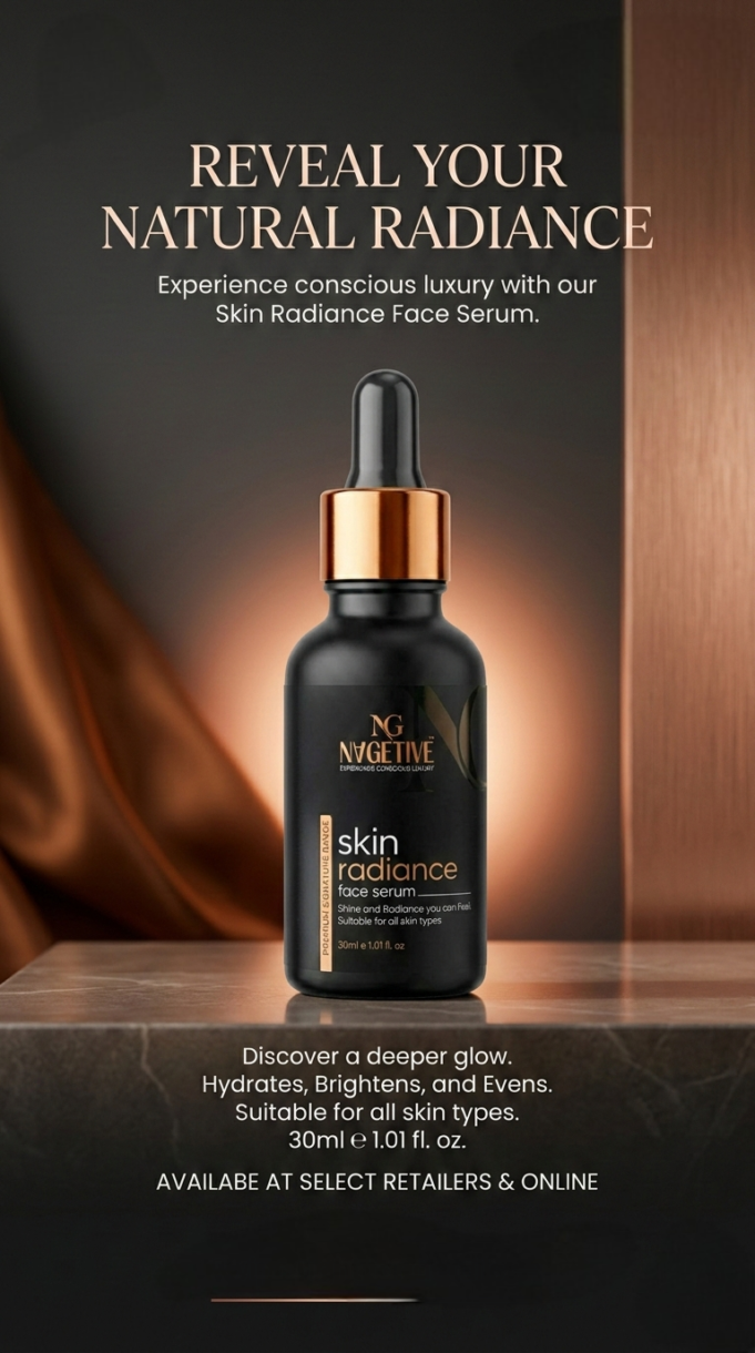 Nagetive Launches Skin Radiance Face Serum for Naturally Glowing Skin NAETIVE FACE SERUM