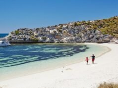 A man is in a critical condition after being bitten by a shark at Rottnest Island